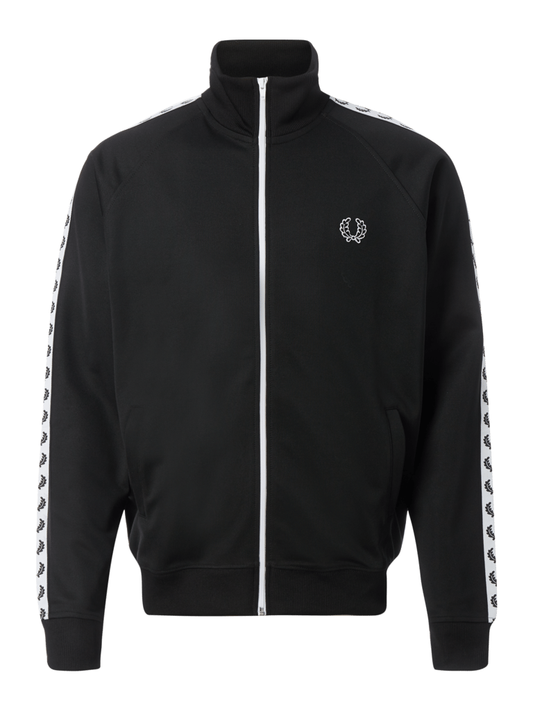Fred Perry Sweatjacke mit LogoStreifen (black) online kaufen