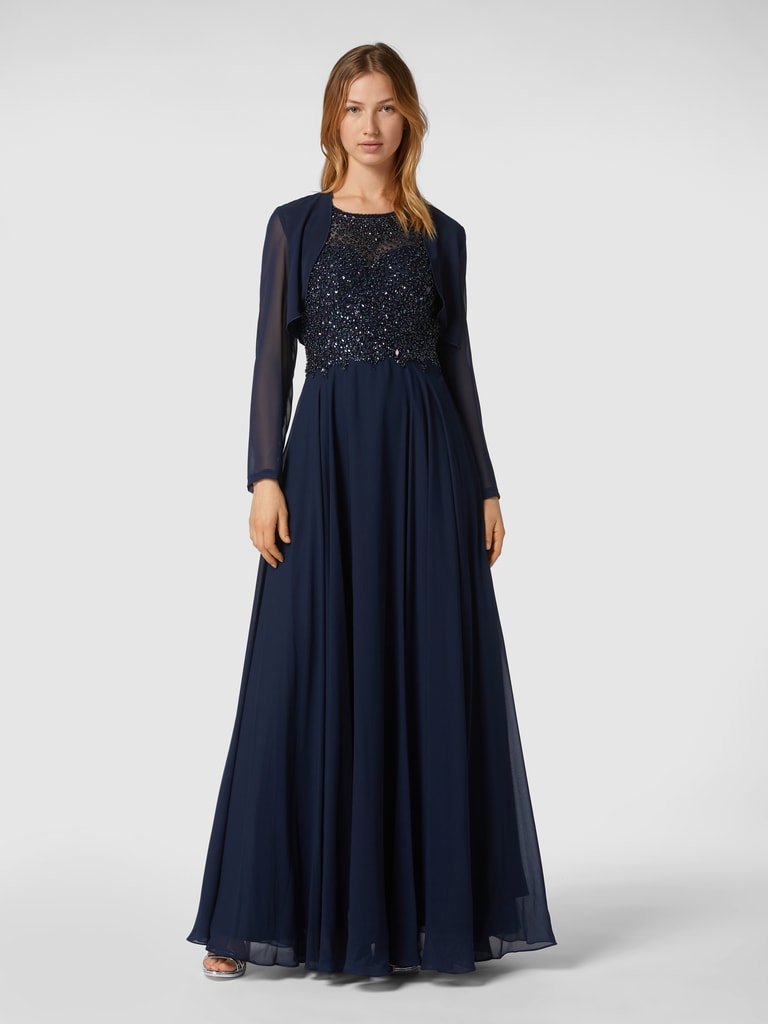 Swing Bolero aus Chiffon (dunkelblau) online kaufen