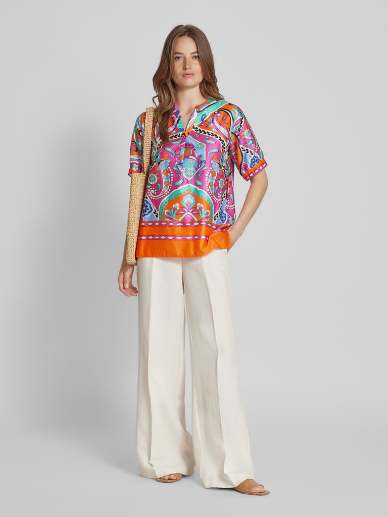 Bluse mit Muster main image 0