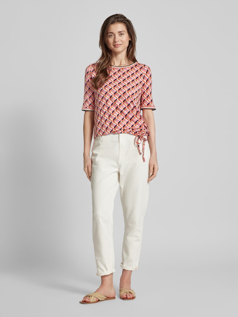 Betty Barclay T-shirt met all-over motief in rood online kopen | P&C