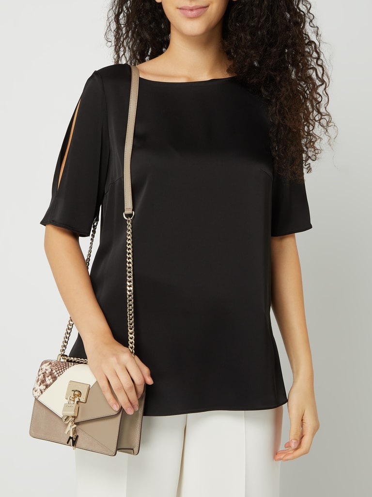 DKNY Crossbody Bag aus Leder Modell 'Elissa' (taupe) online kaufen