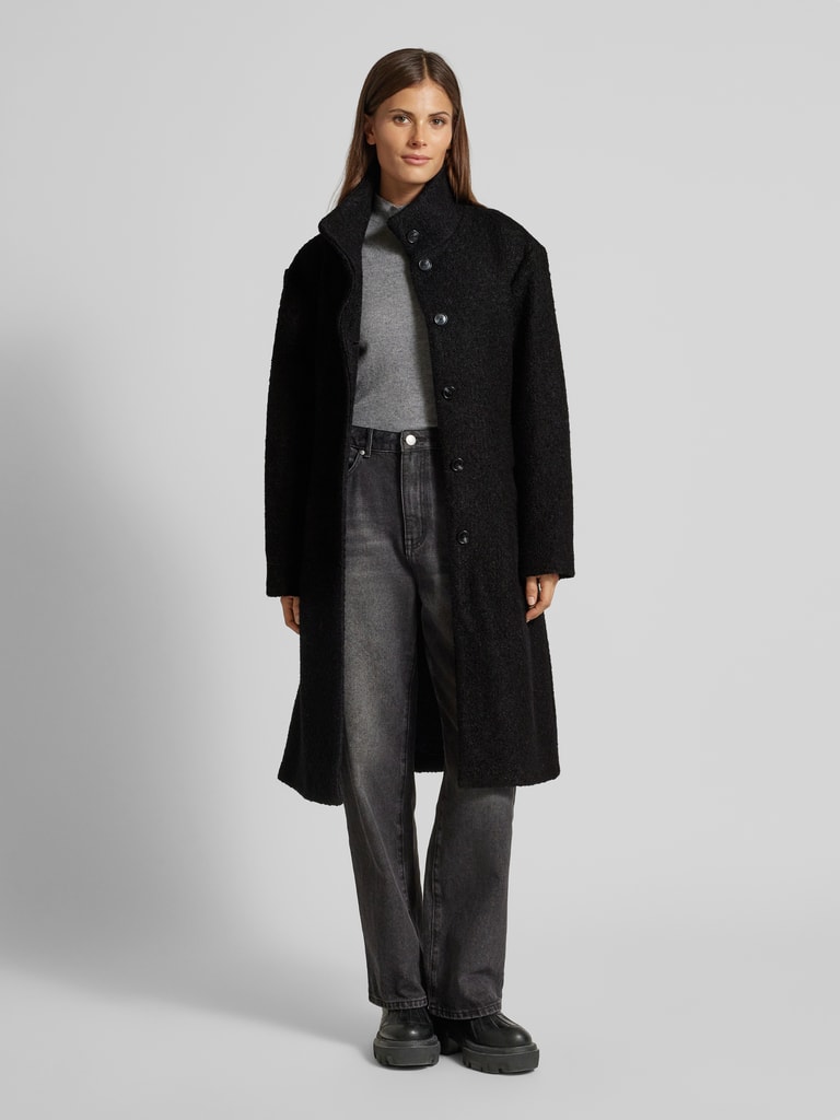 BOSS Orange Mantel mit Stehkragen Modell 'CAYLINA' (black) online