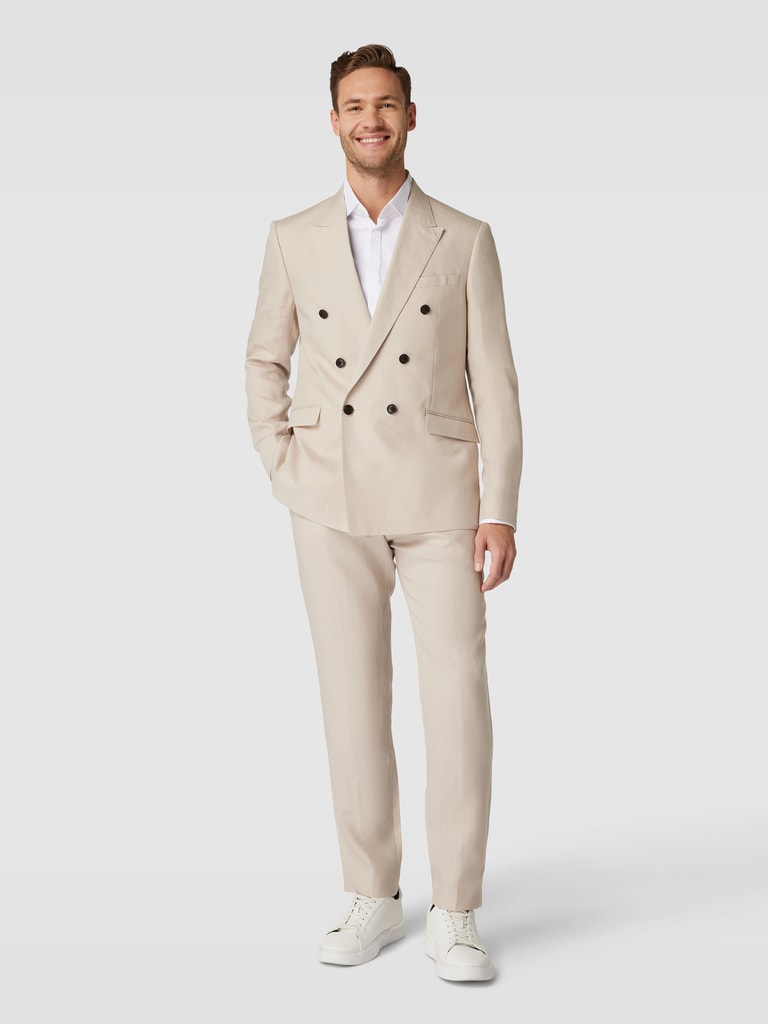 Tiger Of Sweden Sakko mit Reverskragen Modell 'HELDIN' (sand