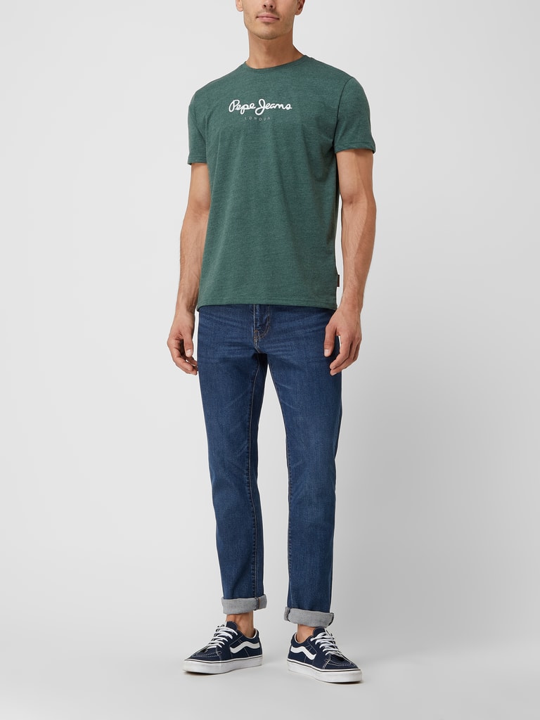 Pepe Jeans Regular Fit T-Shirt mit Logo-Applikation Modell 'Gavino ...
