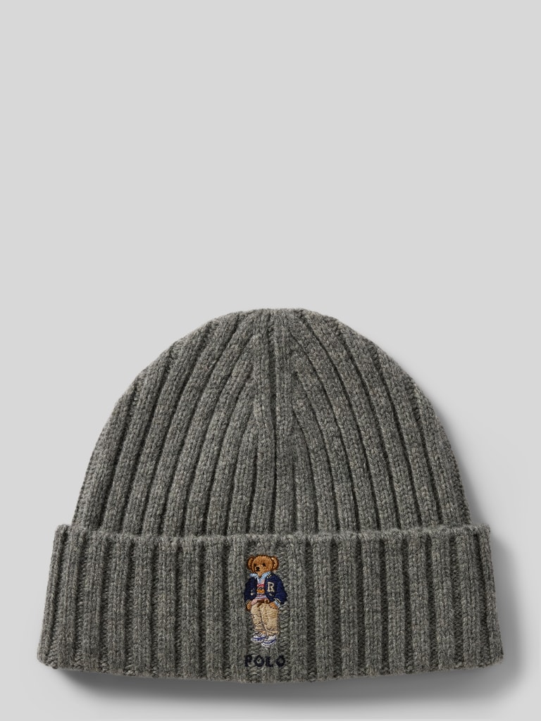 Pcli Logo Kup online Polo Ralph Lauren Czapka z wełny z wyhaftowanym logo ...