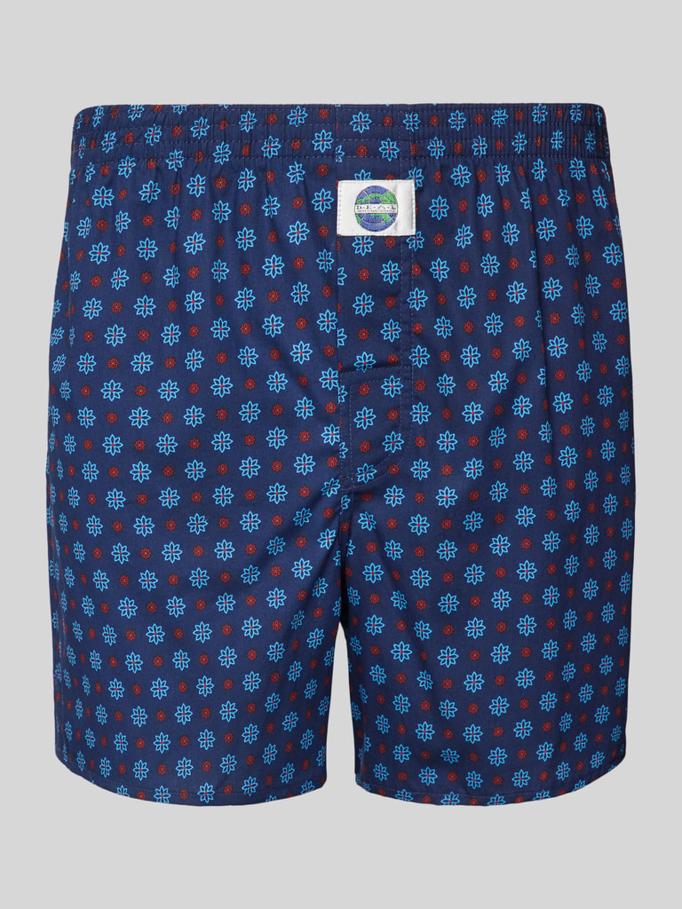 Blauw gestreepte tas elba boxer main image 1