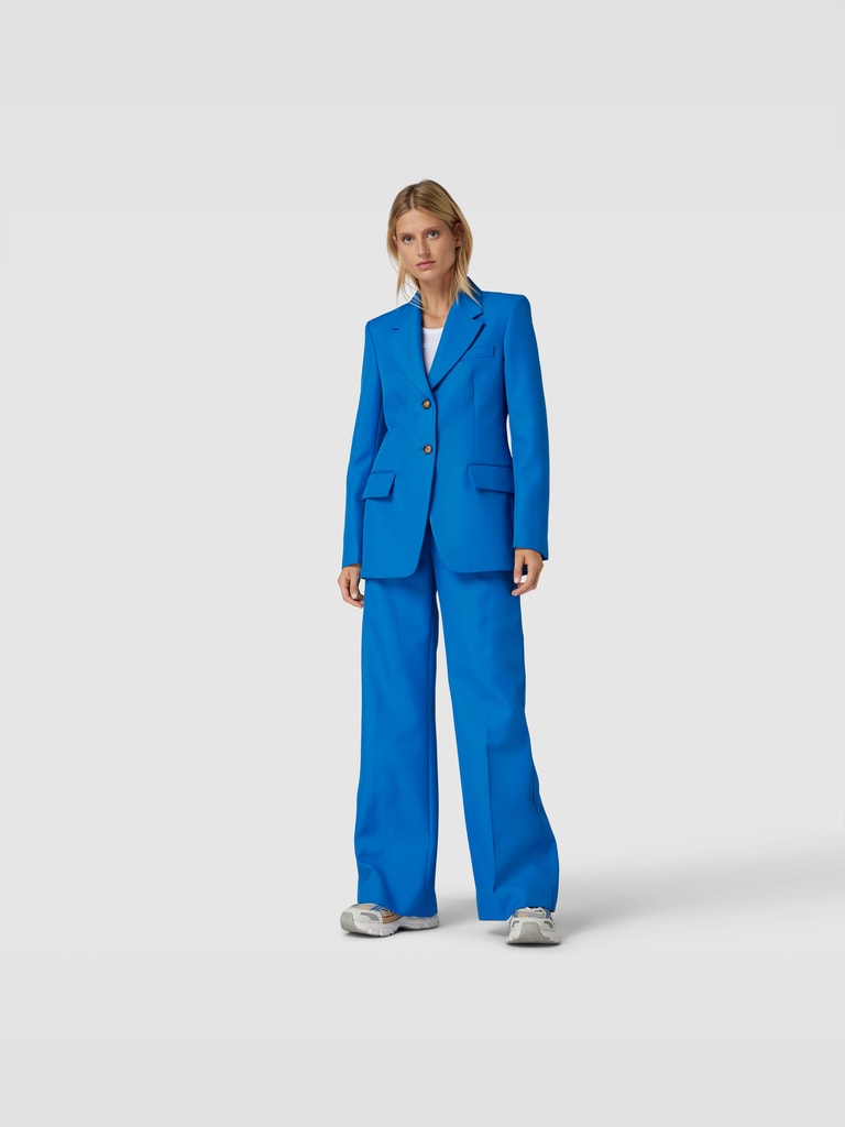 Victoria Beckham Bootcut Fit Hose mit Eingrifftaschen (blau 