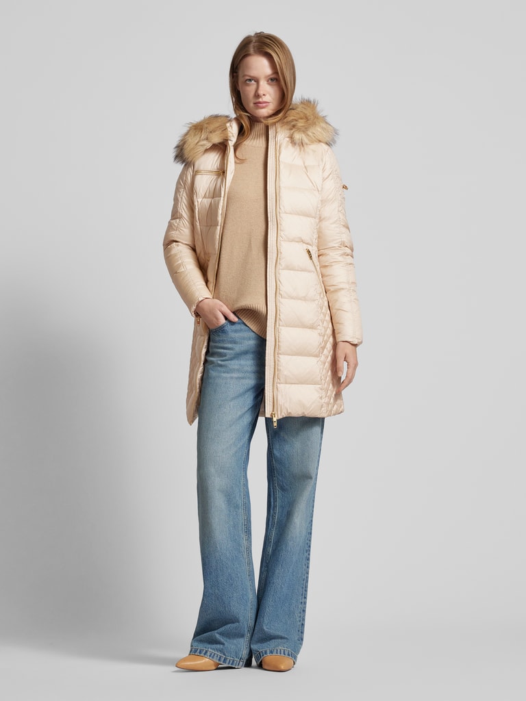 Rockandblue Daunenjacke Damen Echtfell Kapuze Rockandblue