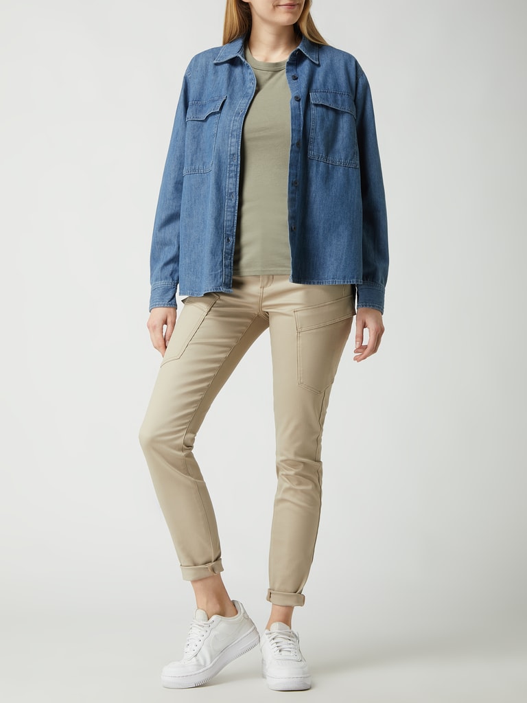 Tom Tailor Denim Jeansbluse Aus Baumwolle (jeansblau) Online Kaufen