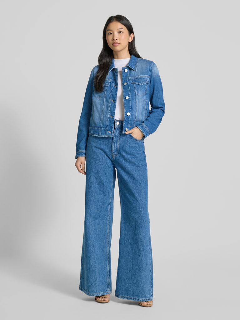 Marc Cain Regular Fit Jeansjacke mit Brusttaschen (blau) online kaufen