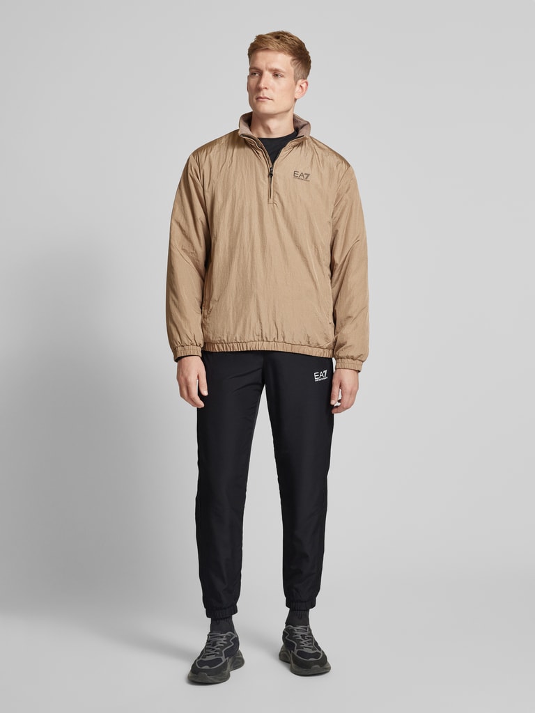 EA7 Emporio Armani Tapered fit trainingsbroek met labelprint in