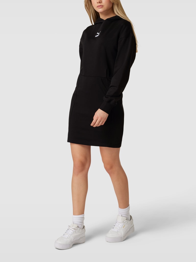 Kleid Damen Puma Sweatkleid Schwarz PUMA Sweatkleid »HER Kleid