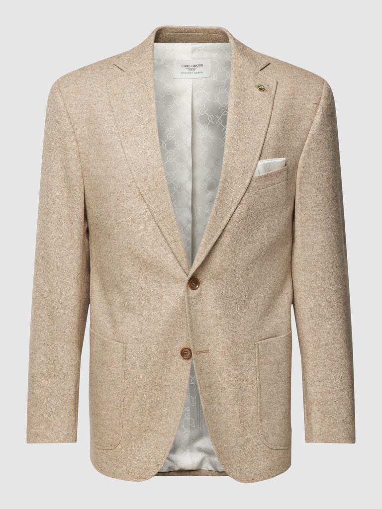 Carl Gross Regular Fit Sakko mit Reverskragen Modell 'Tedrick