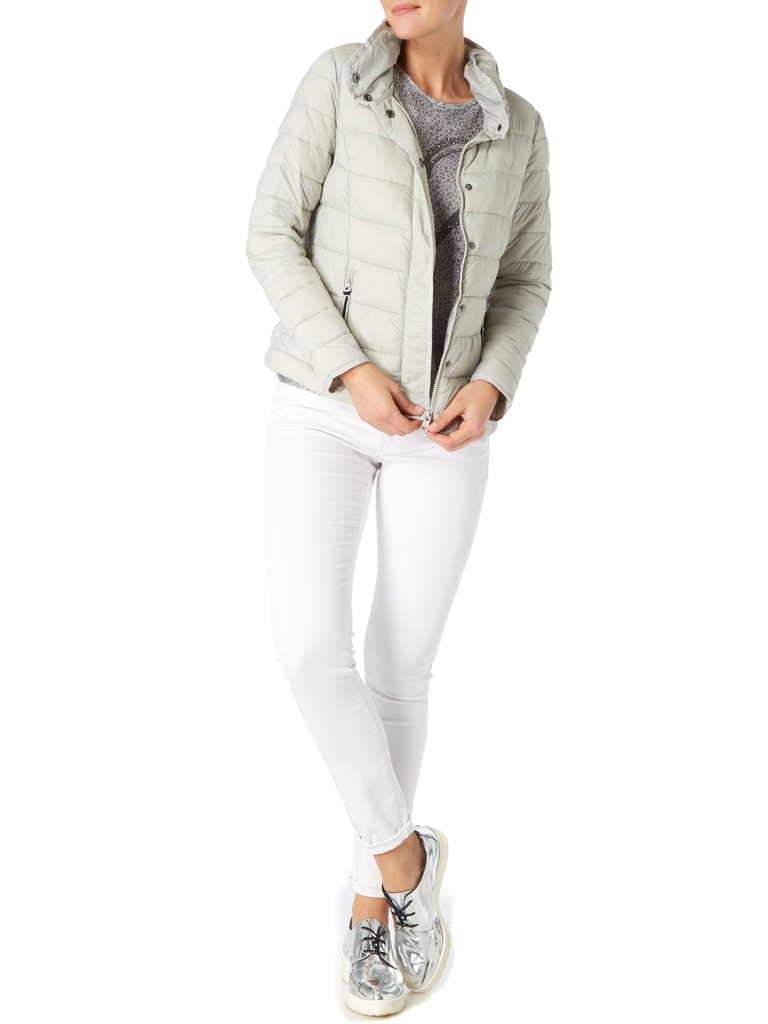 Street One MIT WORDING STEPPUNG - Chaqueta De Invierno - Grün/verde