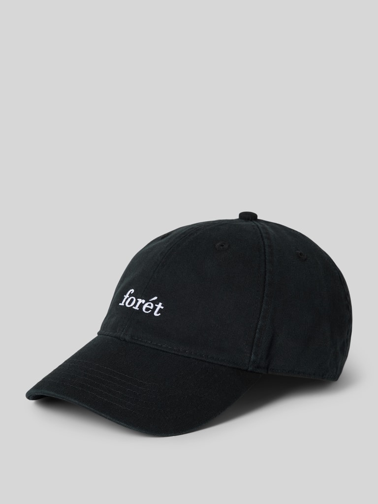 Forét Cap mit Label-Stitching (black) online kaufen