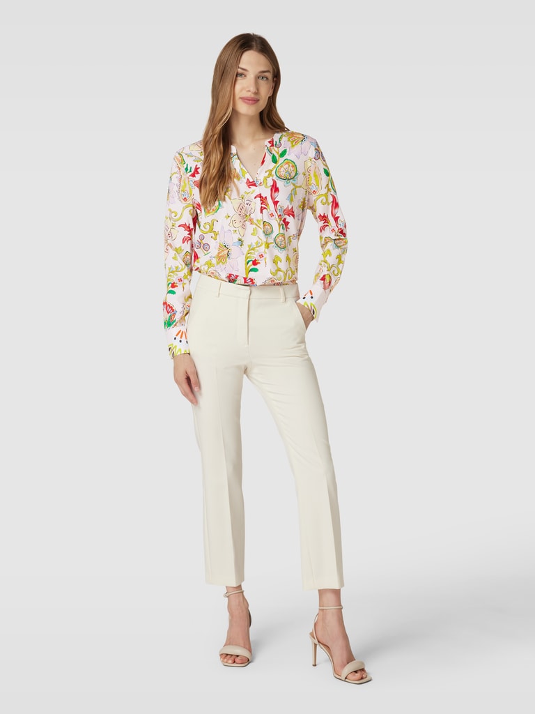 HERZENS Blouse met V-hals in roze online kopen | P&C