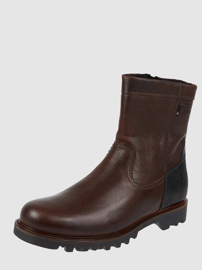 Vertbaudet Kinder Lederboots Mit Reißverschluss - Weiche Veloursleder Stiefel