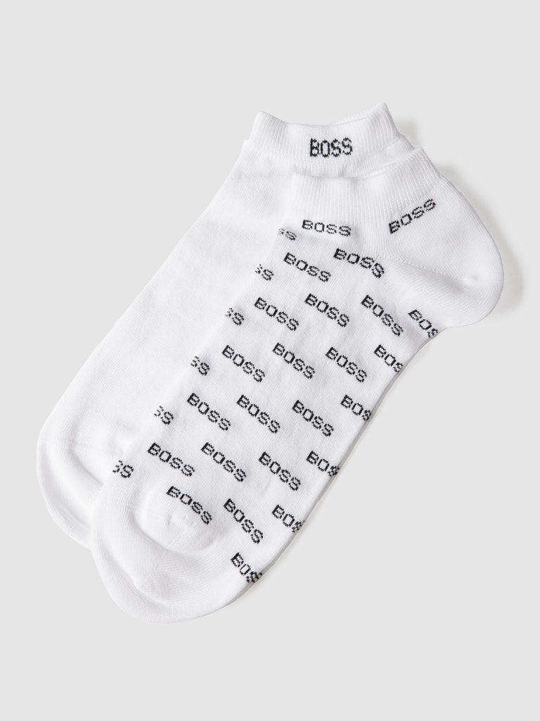 BOSS Sneakersocken 4er-Pack - Baumwolle Mit Logo-Stitching