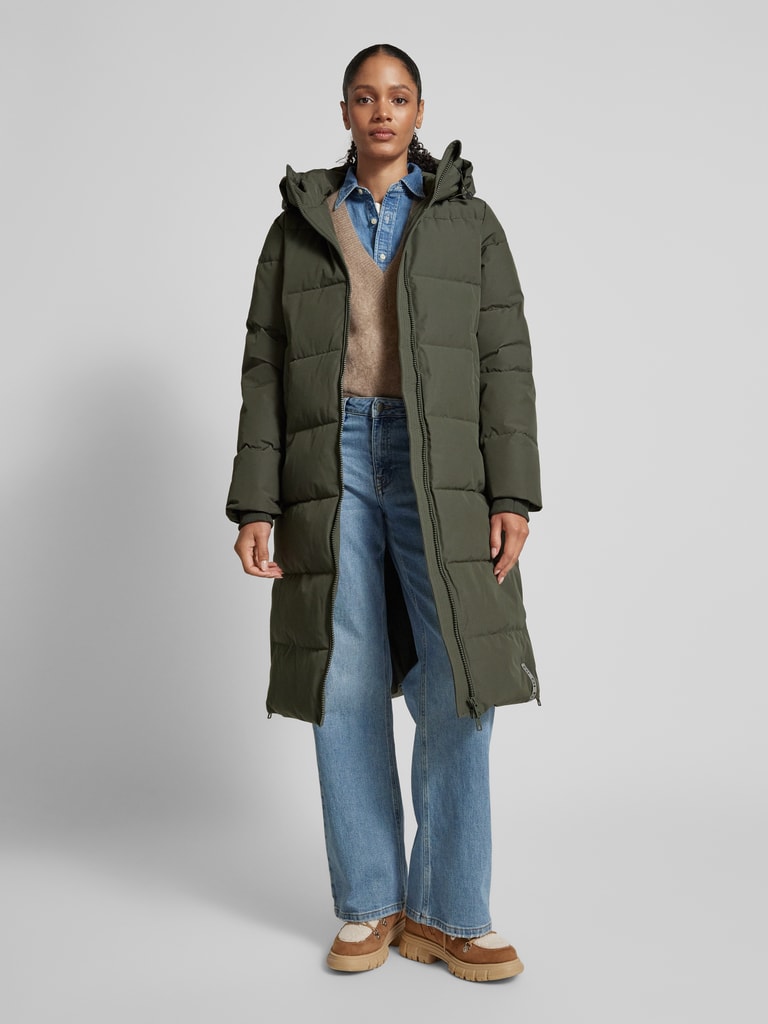 Steppmantel Iq Mantel IQ Studio Steppmantel Mit Kapuze Modell