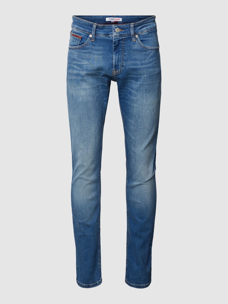 Tommy JeansSlim Fit Jeans im 5-Pocket-Design Modell 'SCANTON' in jeans