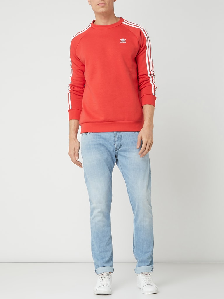 adidas Originals Sweatshirt mit Logo Details rot online kaufen