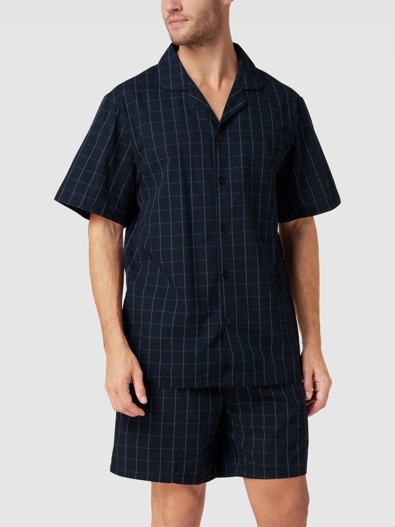 S.Oliver RED LABEL Pyjama Met All-over Motief In Marineblauw Online ...