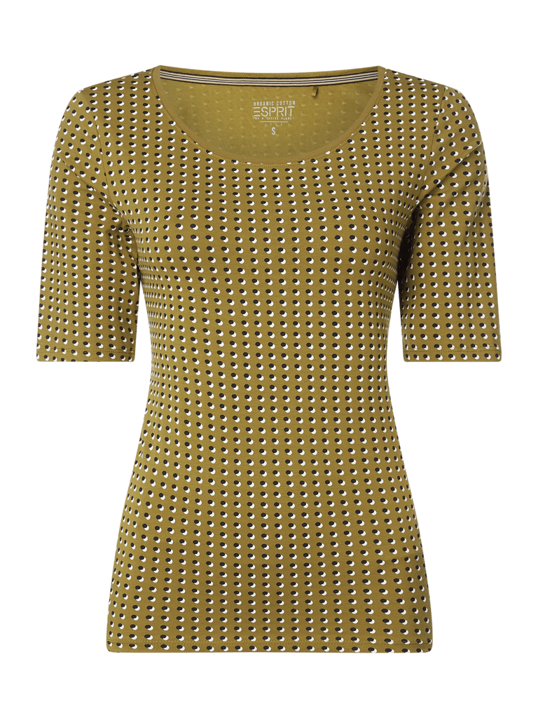Esprit Shirt mit AlloverMuster (olivgrün) online kaufen