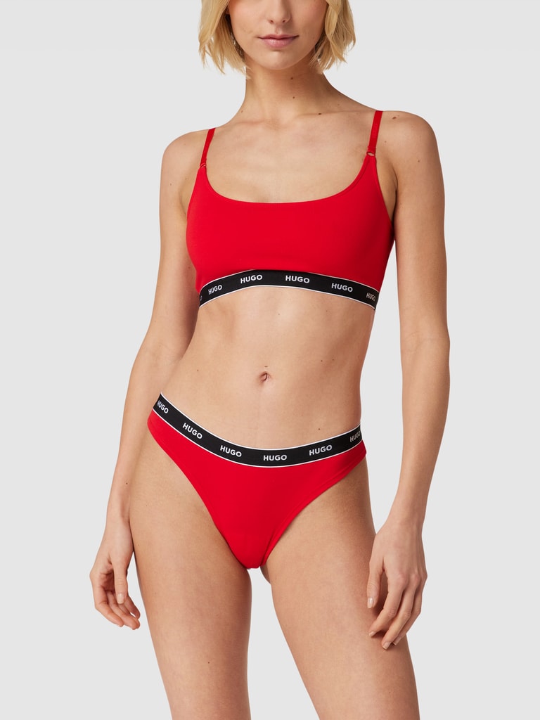 Costume Intero HUGO Leone Bikini | Reggiseno A Triangolo Bralette Per Donna | Moda Mare Con Stampa Animalier - 5