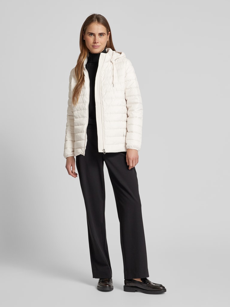 s.Oliver RED LABEL Regular fit gewatteerd jack met opstaande kraag in zwart online kopen | P&C