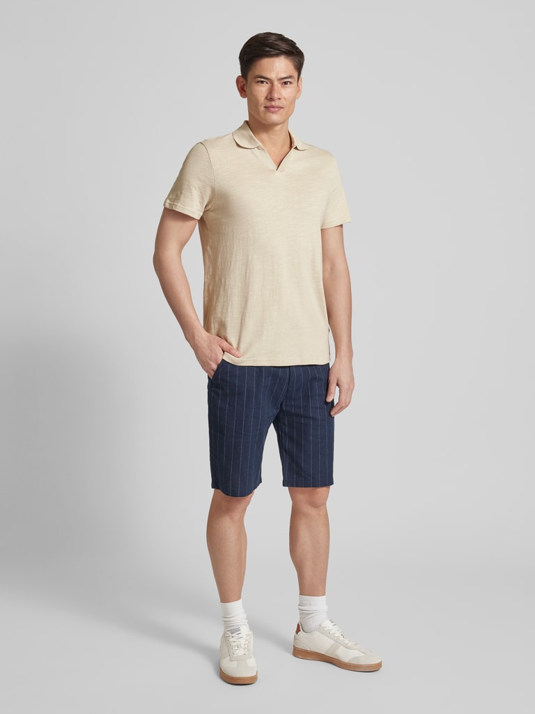 MCNEAL Regular Fit Poloshirt mit V-Ausschnitt (beige) online kaufen