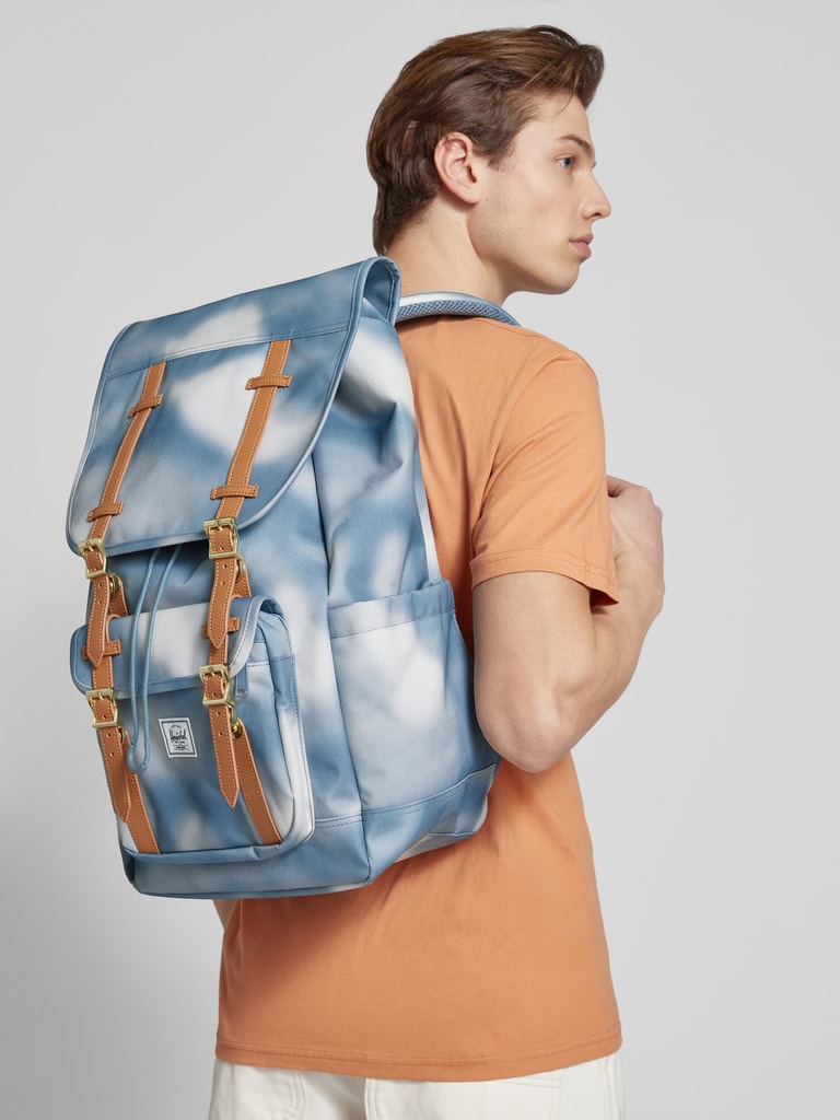 Herschel Rucksack mit LabelDetail Modell 'Little America™ (jeansblau