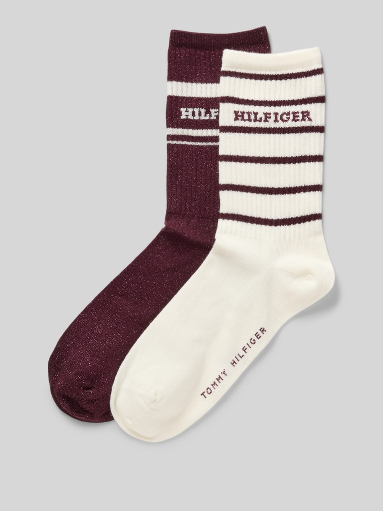 Tommy Hilfiger Socken aus Baumwoll-Mix (bordeaux) online kaufen