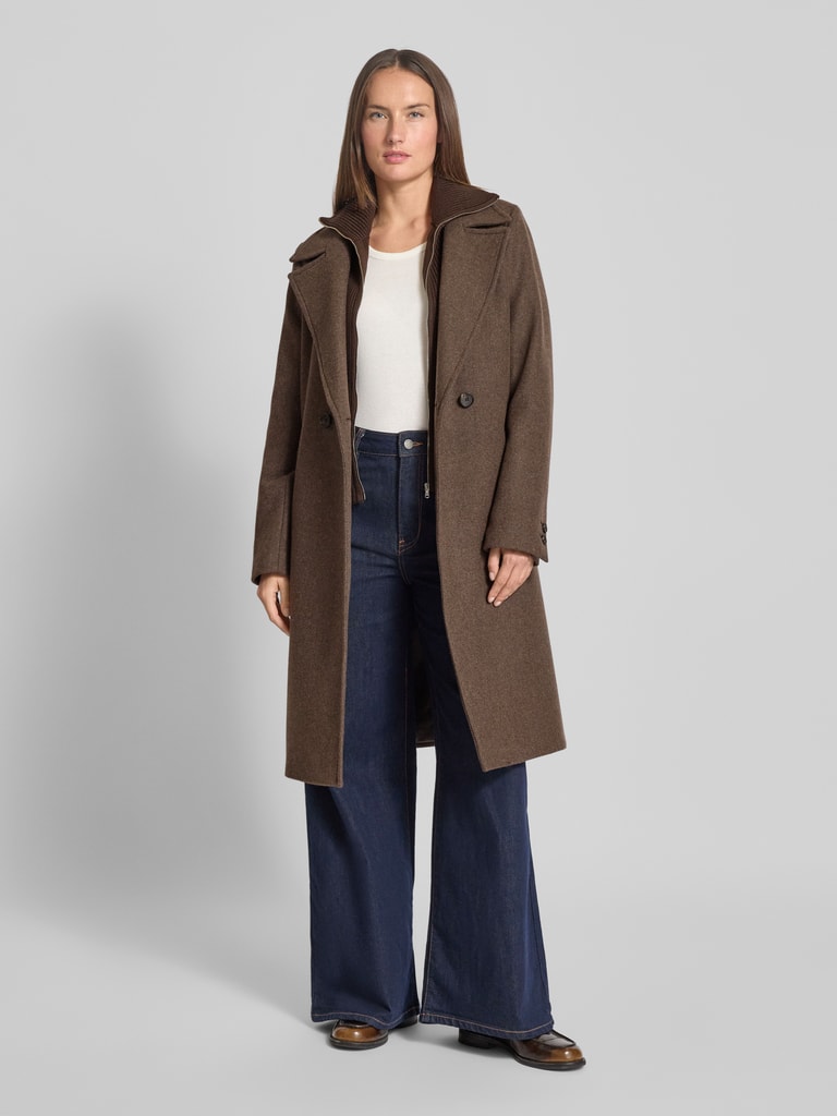 WE Fashion Dames jas van wolmix - Maat XL (42) | bol