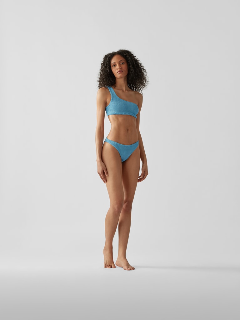 s.Oliver Swimsuit - hellblau/weiß/white - Zalando