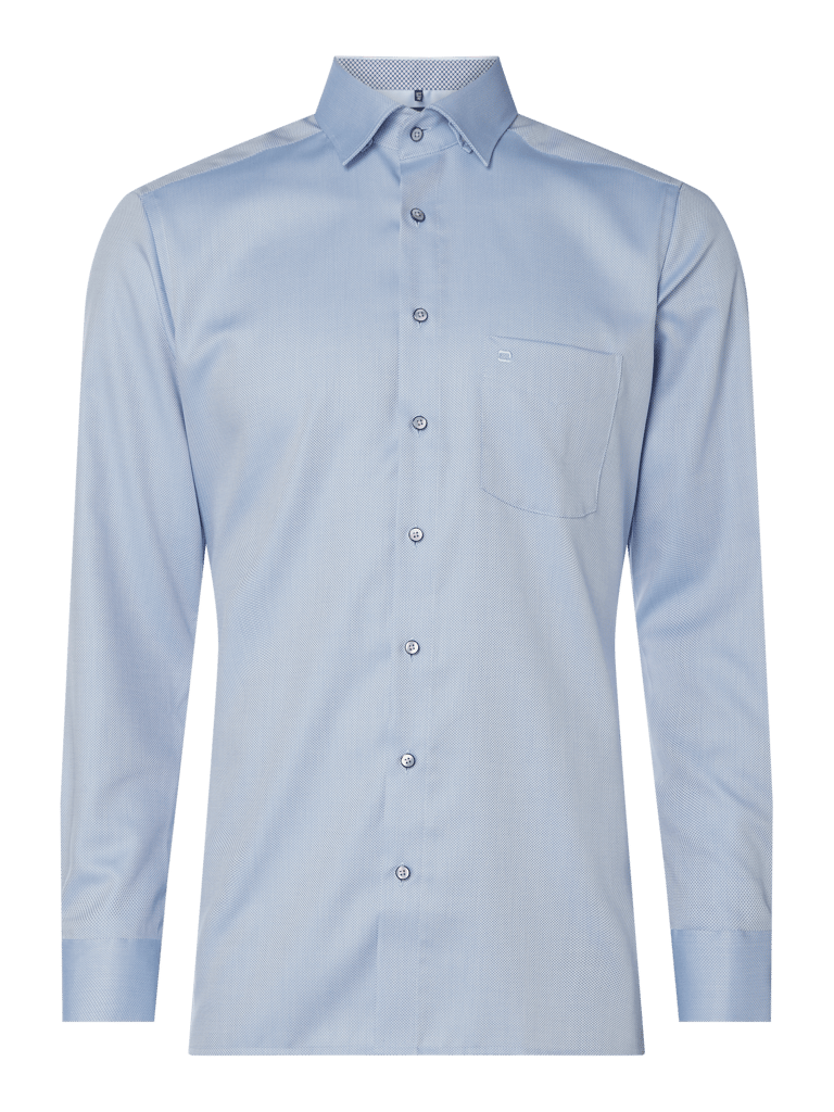 OLYMP Slim Fit BusinessHemd aus Baumwolle (bleu) online kaufen