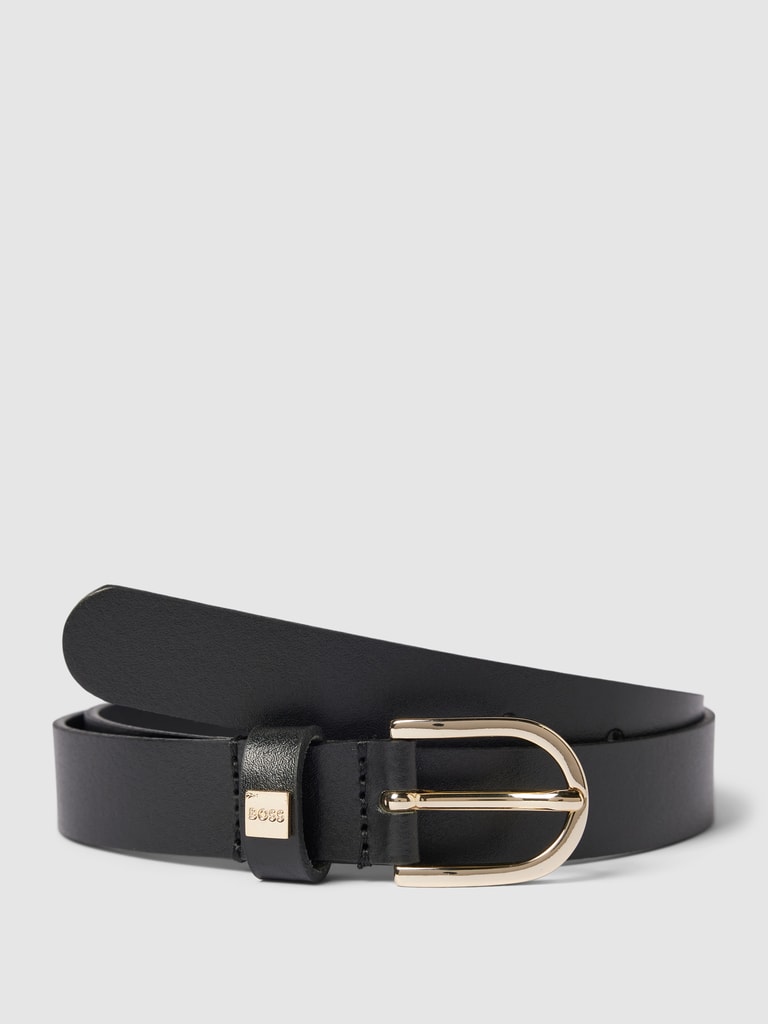 Lauren Ralph Lauren Keerbare riem van rundleer met labelapplicatie in cognac online kopen | P&C