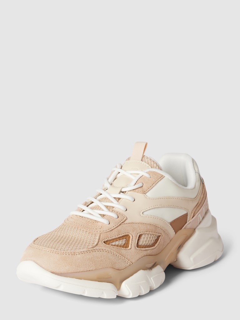 Marc O'Polo Sneaker mit tonalem Besatz Modell 'Julia' (beige