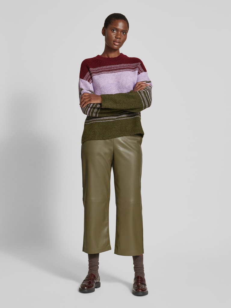 Flieder Only Pullover Gestreift Only Damen Pullunder Von Only ONLY