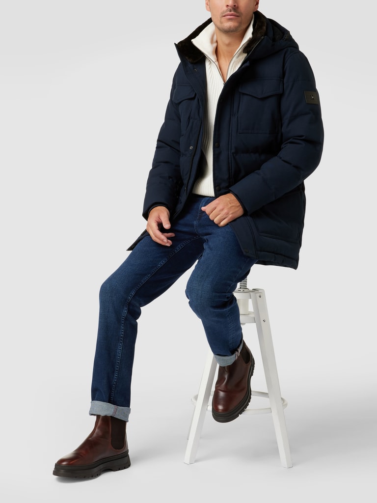 Tommy Hilfiger Jacke mit abnehmbarer Kapuze (marine) online kaufen