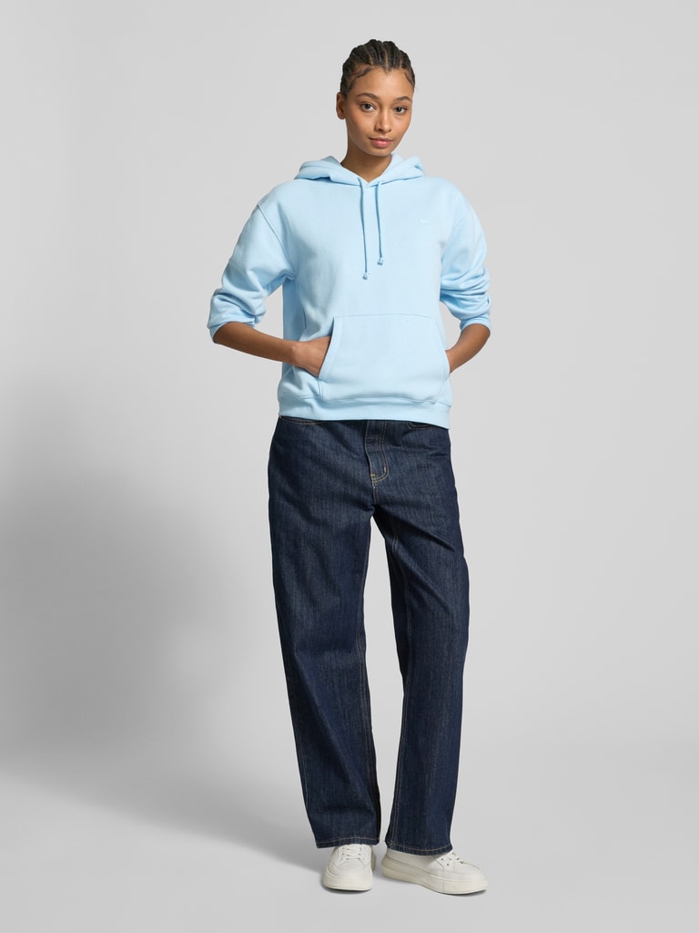Levi's® Hoodie mit Label-Badge Modell 'EVERYDAY' (rauchblau