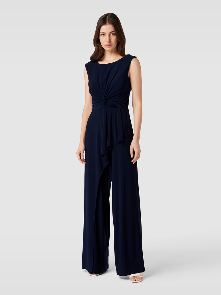 Adrianna papell jumpsuit mit knoten detail marine online kaufen