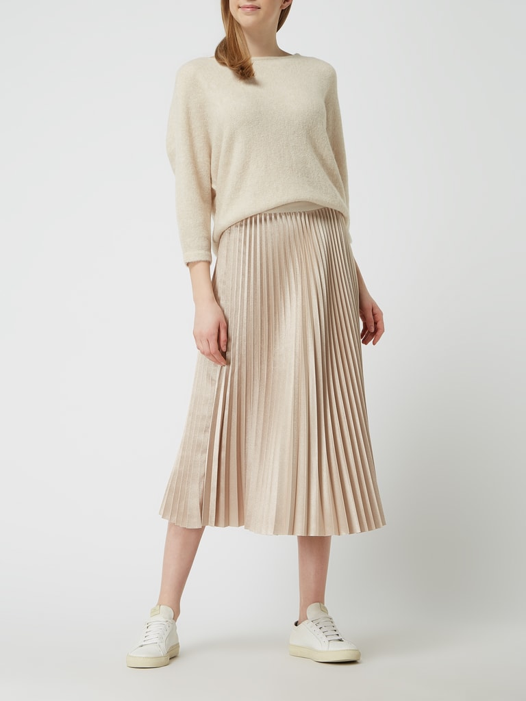 OPUS Damen Midirock Bleistiftrock - Sweatware Komfortbund