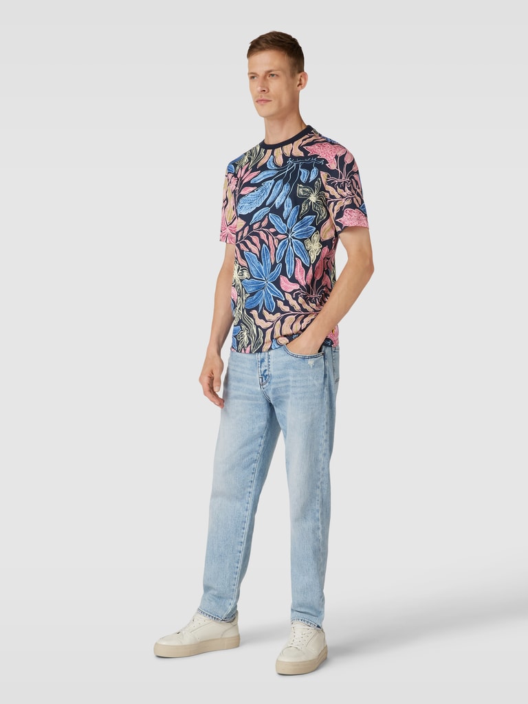 SCOTCH & SODA B.V. / Herren-Shirt / BIG ALL OVER PRINT T-SHIRT