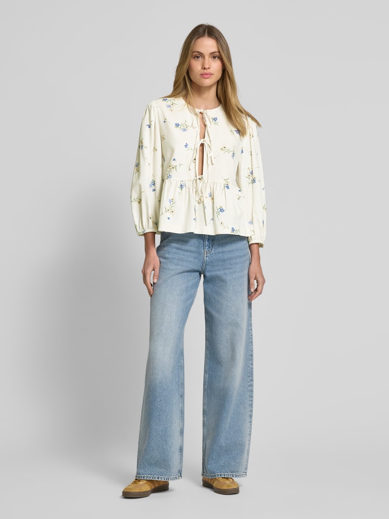 Jake*s Casual Regular Fit Bluse aus Leinen-Viskose-Mix (ecru) online kaufen
