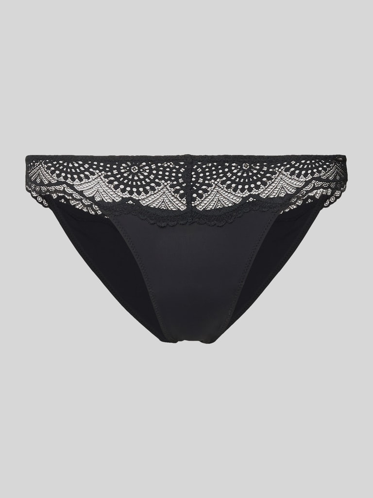 Skiny Slip mit Spitzenbesatz (black) online kaufen