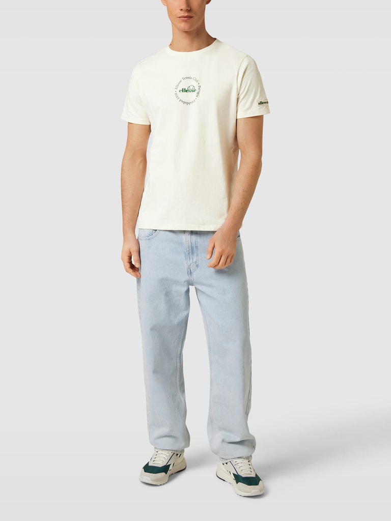 Maglietta Unisex Ellesse Melodi In Cotone, Con Logo Ricamato, Taglia Unisex Adulto - 4