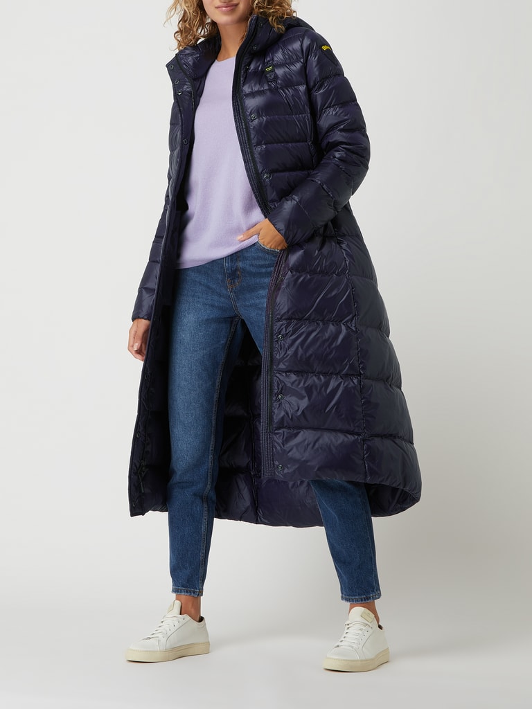 Usia Luxus Nep-Bontmantel mit Kapuze