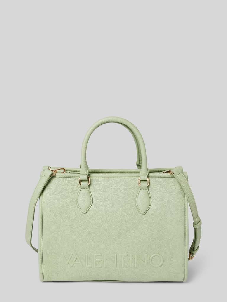 VALENTINO BAGS Handtas met doorgestikte naden, model 'OCARINA' in ecru VALENTINO BAGS Handtas met doorgestikte naden, model 'OCARINA' in ecru