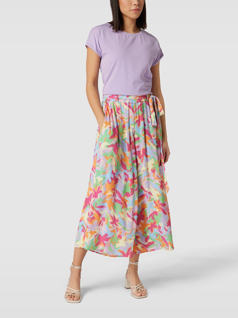 Funny Snail All Over Woven Culotte Pants
