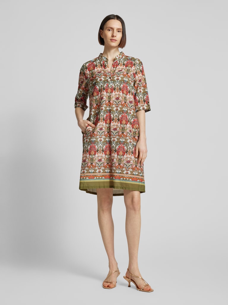 ROBE LÉGÈRE Knielanges Kleid mit Allover-Muster (rot) online kaufen